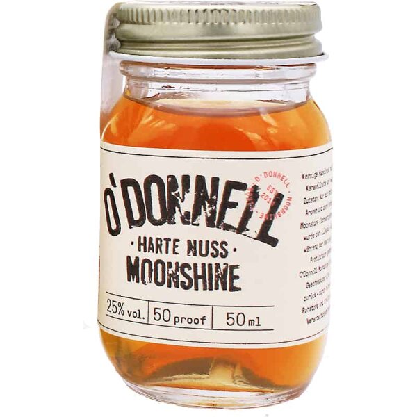 O´DONNELL - Mini Moonshine - Jar Harte Nuss 50ml 25%