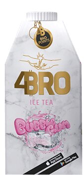 4BRO - Ice Tea Bubble Gum - 500ml