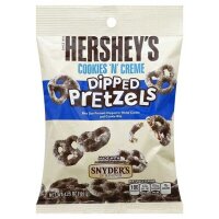 Hershey&acute;s Cookies &amp; Creme Dipped Pretzels 120g