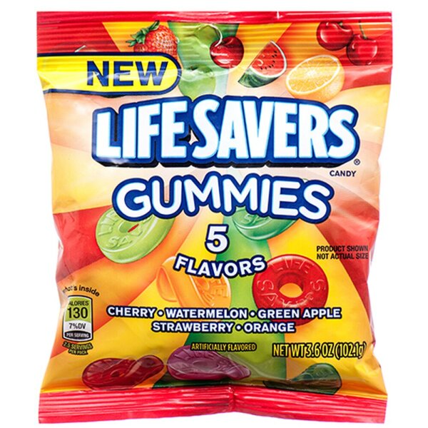 Lifesavers Gummies 5 Flavors 102g