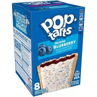 Kelloggs Pop-Tarts Frosted Blueberry - 8 St&uuml;ck - 384g