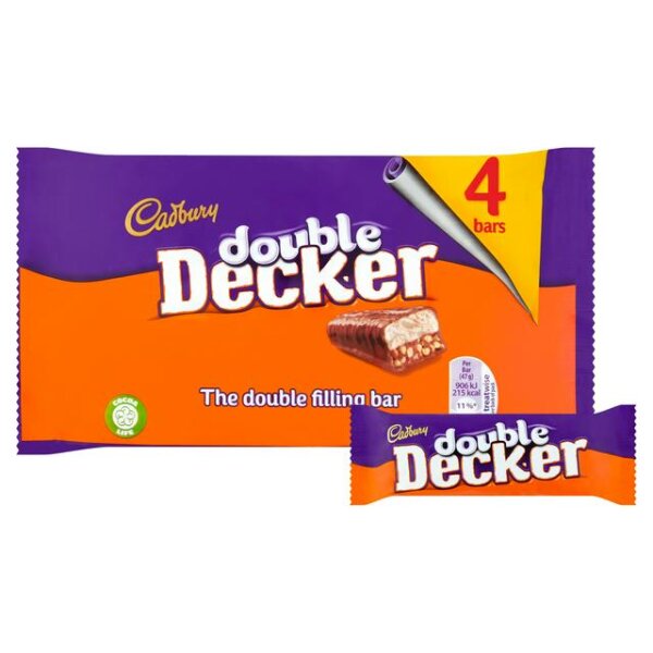 Cadbury Double Decker 4er Pack - 160g