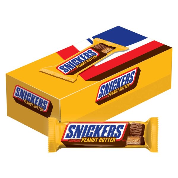 Snickers Crunchy Peanut Butter Riegel - 50g