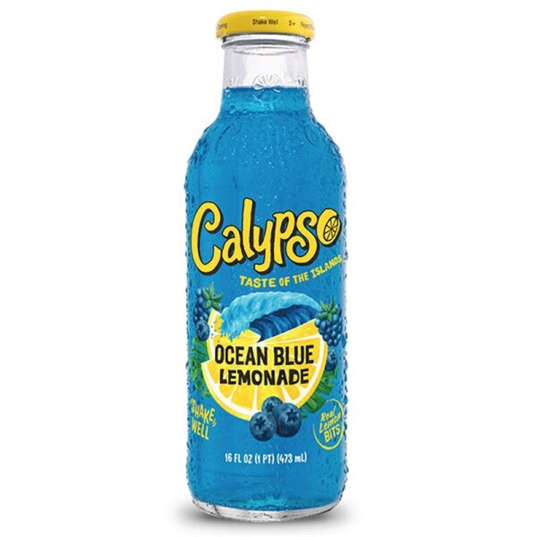 Calypso - Ocean Blue - Glasflasche - 473 ml