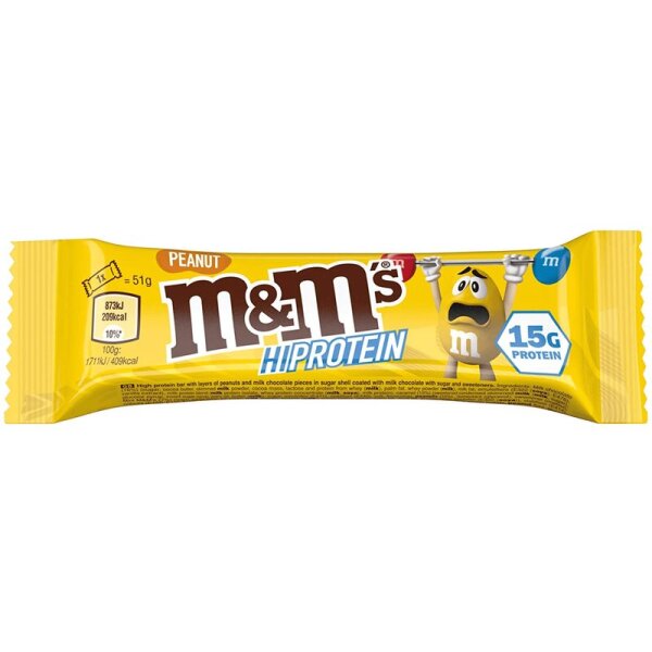 M&Ms Protein Bar Peanut 51g