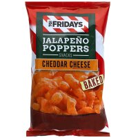 TGI Fridays Jalapeno Poppers Snacks Cheddar Cheese 99g