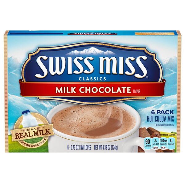 Swiss Miss Classic Milk Chocolate 124g (MHD 05.10.2022)