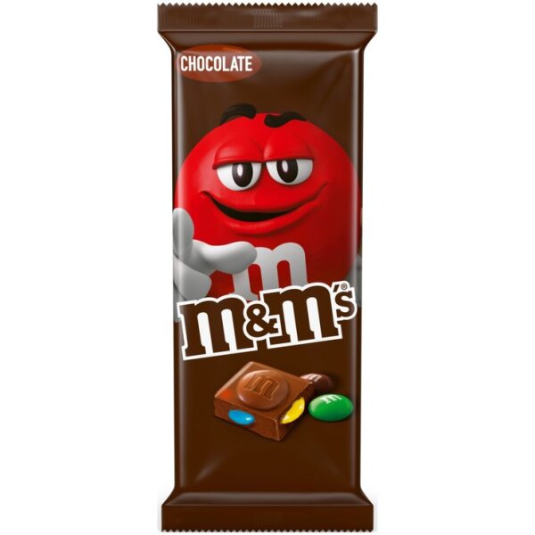 M&Ms Block Chocolate Schokolade 165g