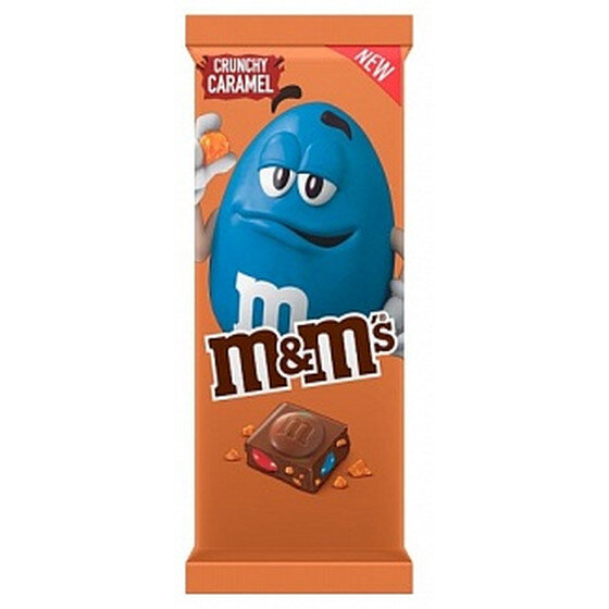 M&Ms Block Crunchy Caramel Schokolade 165g