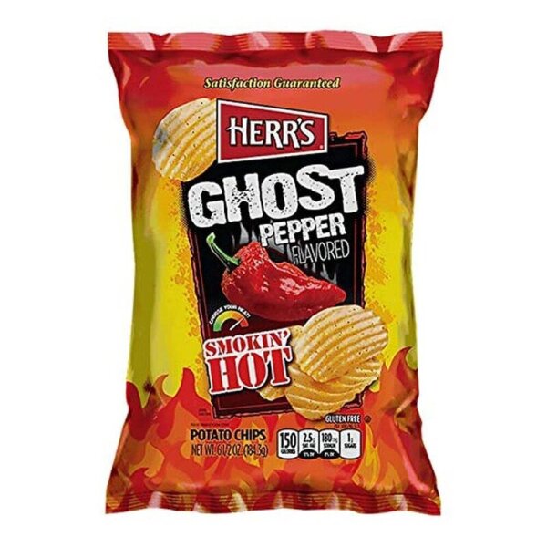 Herr&acute;s Ghost Pepper Chips 184g Beutel