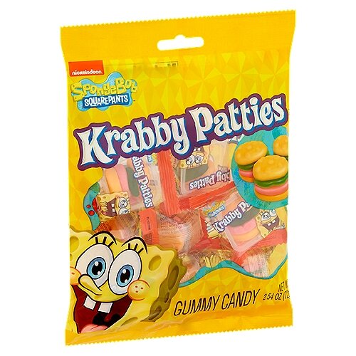 Spongebob Squarepants - Krabby Patties - Gummy Candy 72g