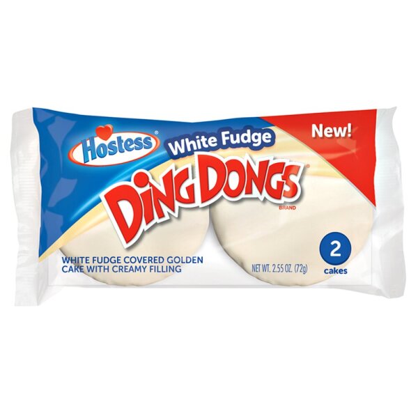Hostess Ding Dongs White Fudge 2er Pack 72g