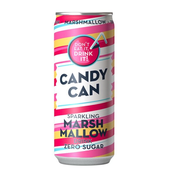 Candy Can Sparkling Marshmallow Zero Sugar 330ml