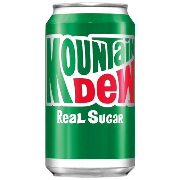 Mountain Dew - Throwback Real Sugar - 355 ml