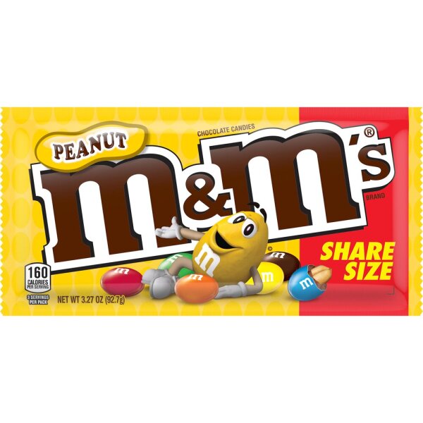 M&M’s Peanut King Size 92g (MHD ÜBERSCHRITTEN)