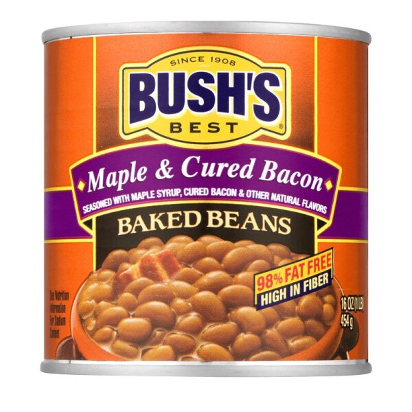 Bush´s Baked Beans Maple & Cured Bacon 454g