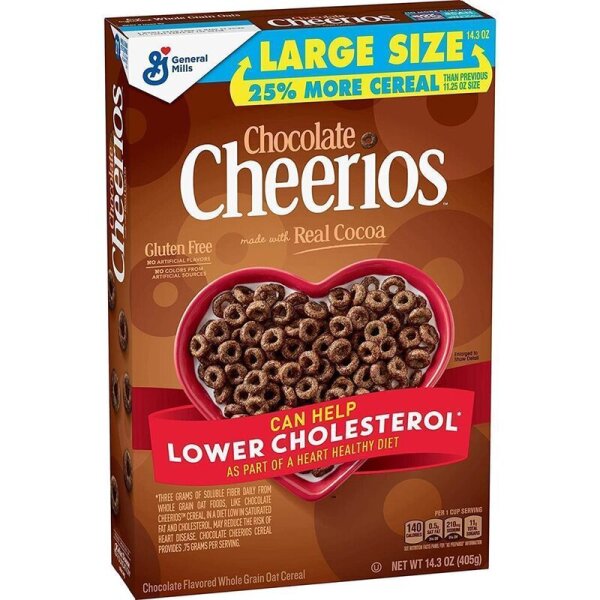 General Mills - Cheerios - Chocolate Real Cocoa 405g (MHD 10.12.2022)