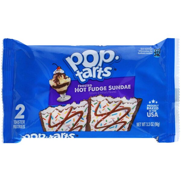 Kelloggs Pop-Tarts Frosted Hot Fudge Sundae Doppelpack 96g