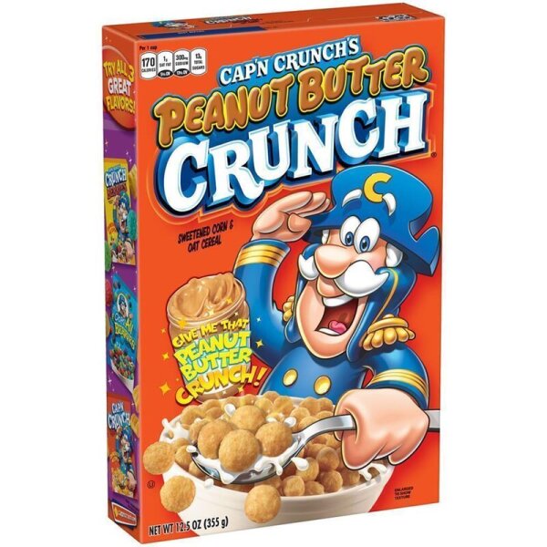 Capn Crunch - Peanut Butter Crunch 355g (MHD WARE)