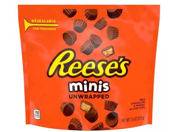 Reese&acute;s Peanut Butter Cups Minis unwrapped  215g