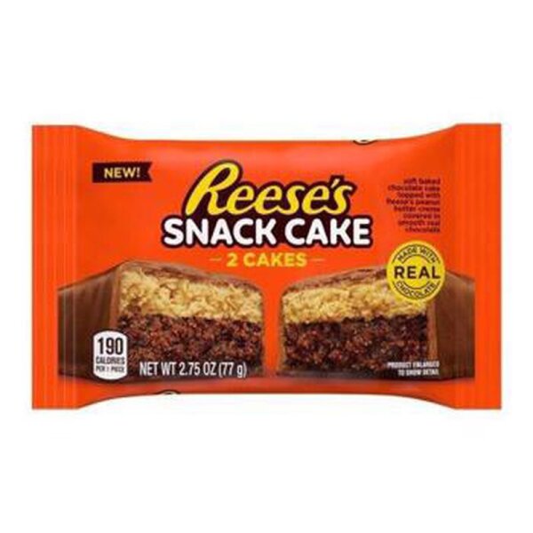 Reeses Snack Cake 2 Cakes 77g