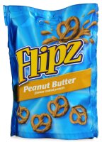 Flipz Peanut Butter Flavour Coated Pretzels 90g