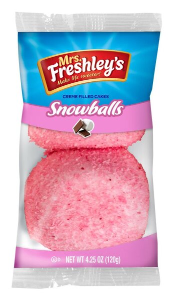 Mrs. Freshleys Pink Snowballs 120g