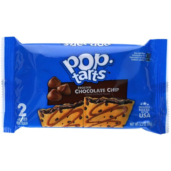 Kelloggs Pop-Tarts Frosted Chocolate Chip -  2 Stück - 96g