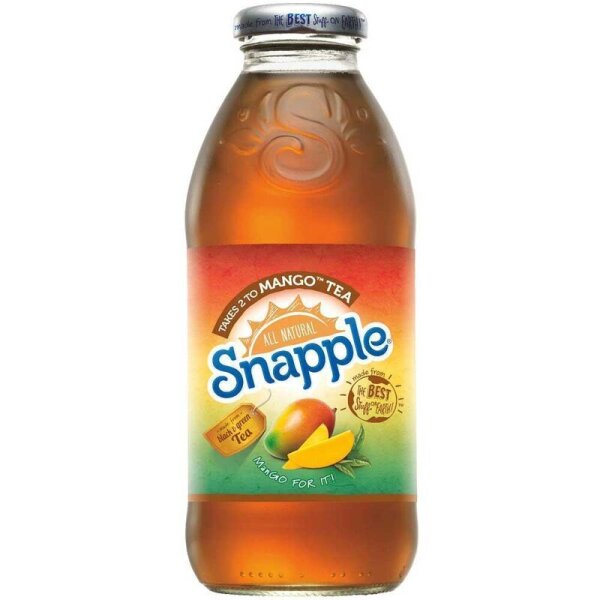 All Natural Snapple Take 2 To Mango Tea 473ml