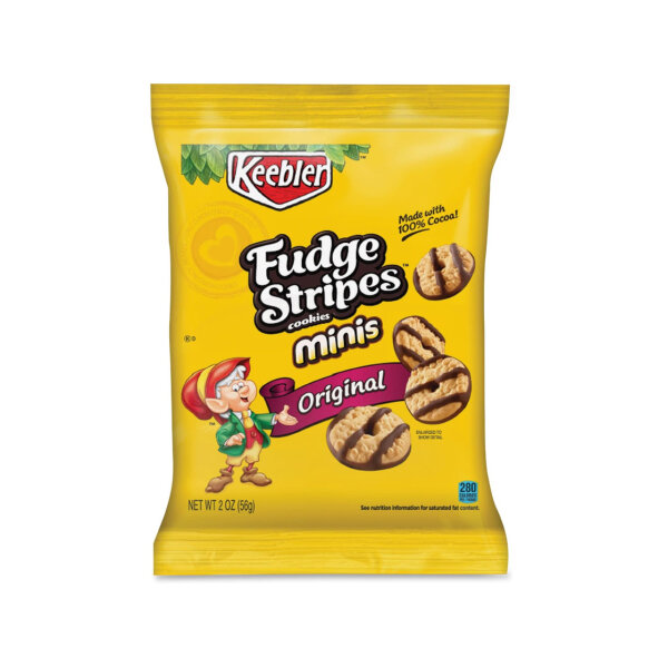 Keebler - Fudge Stripes Cookies Minis Original 56g
