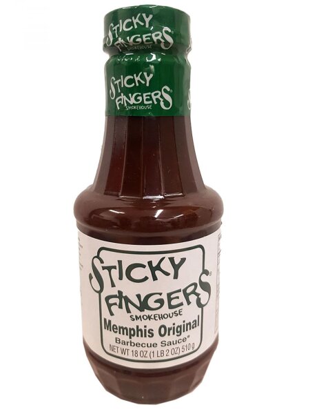 Sticky Fingers Smokehouse Memphis Original Barbecue Sauce 510g