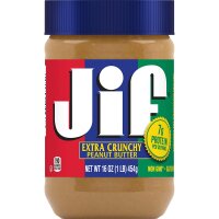 JIF EXTRA Crunchy Peanut Butter 454g