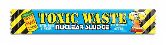 Toxic Waste Nuclear Sludge Chew Bar Blue Rasberry 20g