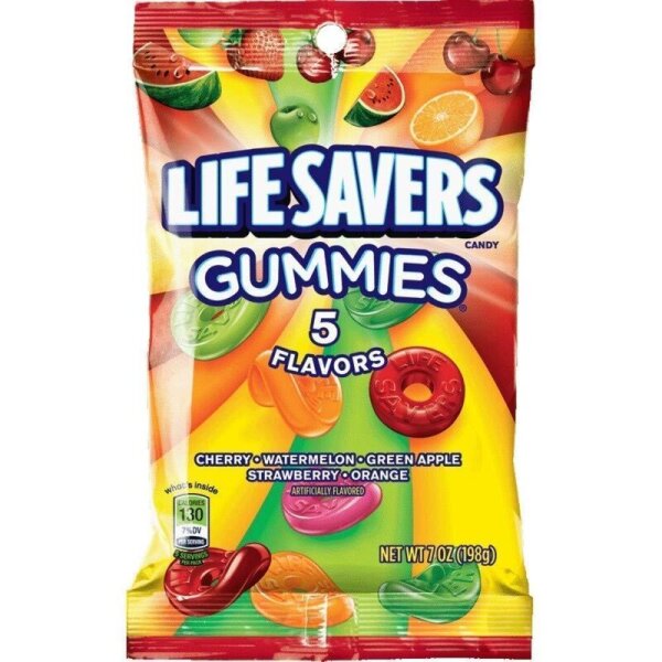 Lifesavers Gummies 5 Flavors 198g