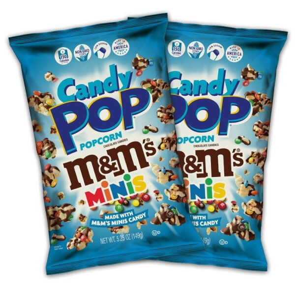 Candy Pop Popcorn M&M’s minis 28g