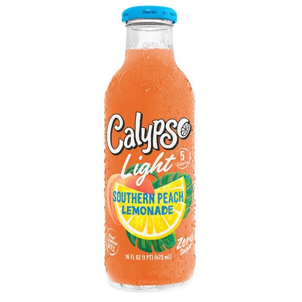 Calypso - Southern Peach Light Glasflasche 473 ml
