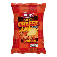 Herr&acute;s Hot Cheese Flavoured Popcorn 113g