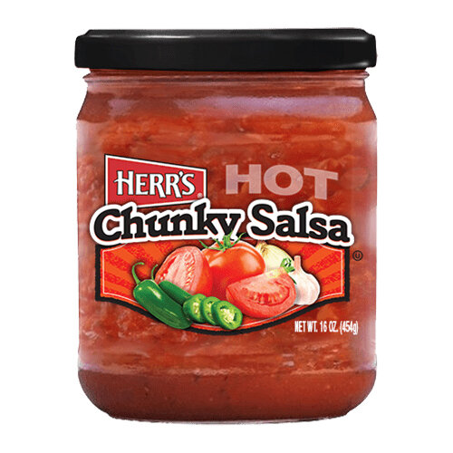 Herr&acute;s Hot Chunky Salsa 454g