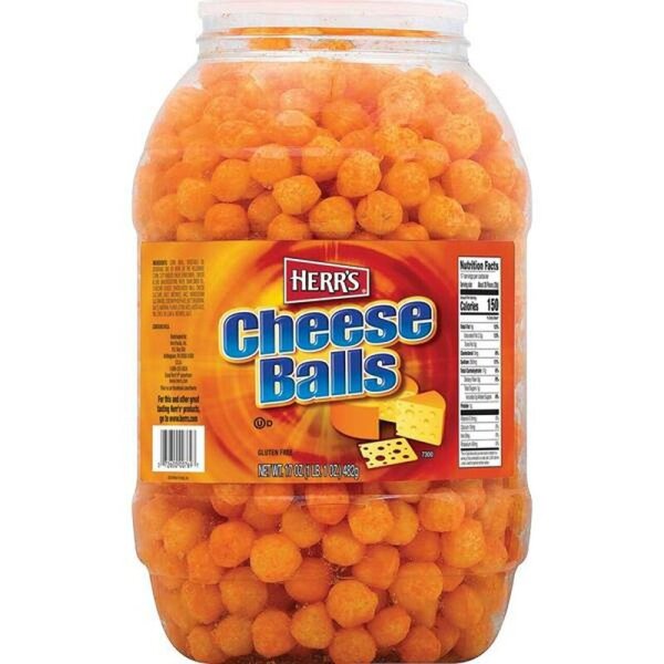HerrÂ´s Cheese Balls Barrel 482g