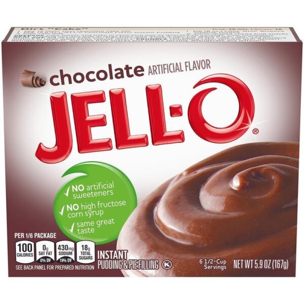 Jell-O Chocolate Instant Pudding 113g