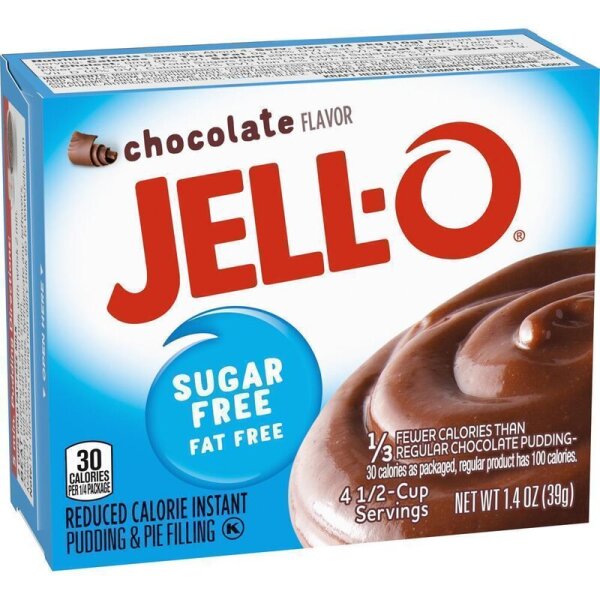 Jell-O Sugar Free Chocolate Pudding & Pie Filling 39 g