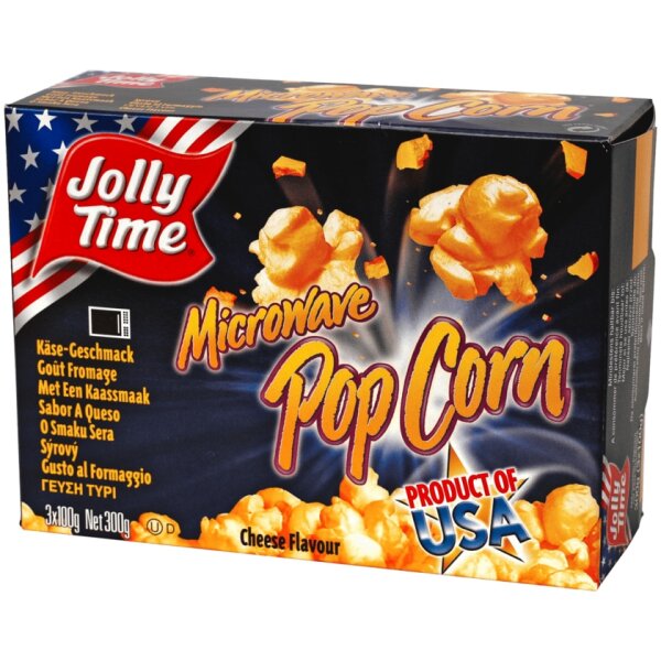 Jolly Time Microwave Popcorn Cheese Flavour - 300g