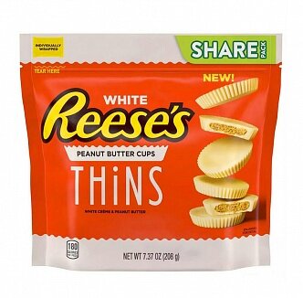 Reese´s Thins Peanut Butter Cups White Chocolate Share Pack 208g