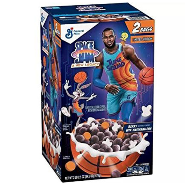 General Mills Space Jam Berry mit Marshmallows Cereal 978g