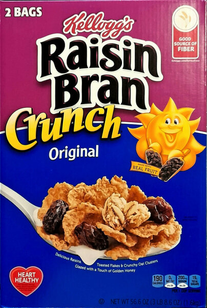 Kelloggs Raisin Bran Crunch Orginal Cereal 1,19kg