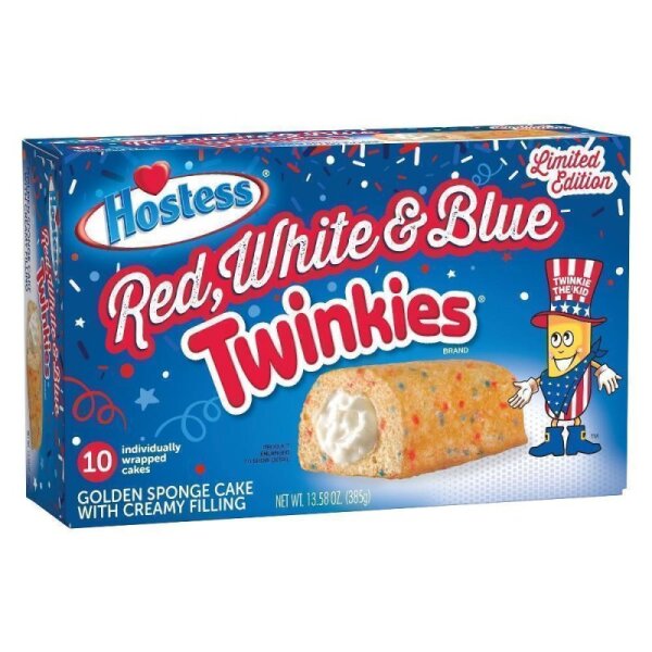 Hostess Twinkies - Red, White & Blue - Limited Edition - 385g