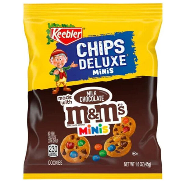 Keebler M&Ms Bite Size Cookies 45g
