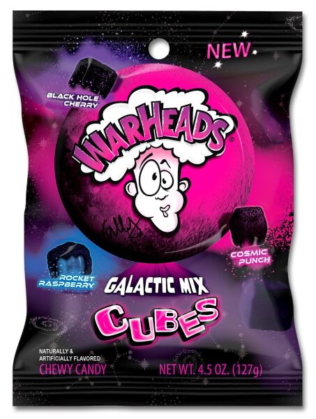 Warheads Galactic Mix Cubes 127g