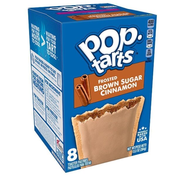 Kellogg´s Pop-Tarts Frosted Brown Sugar Cinnamon - 8 Stück - 384 g