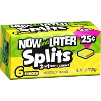 Now and Later Splits Lemon Lime 26g